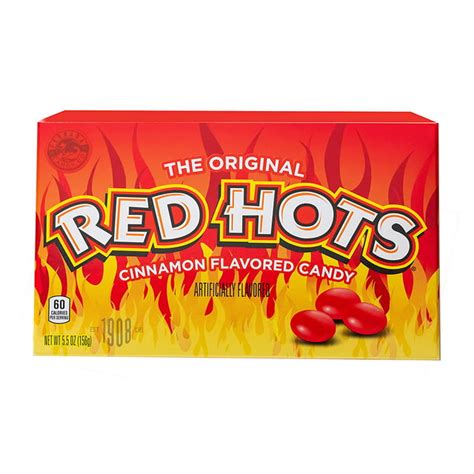 redhofs|Red Hots Original Cinnamon Flavored Candy, Theater Box, 5.5 oz